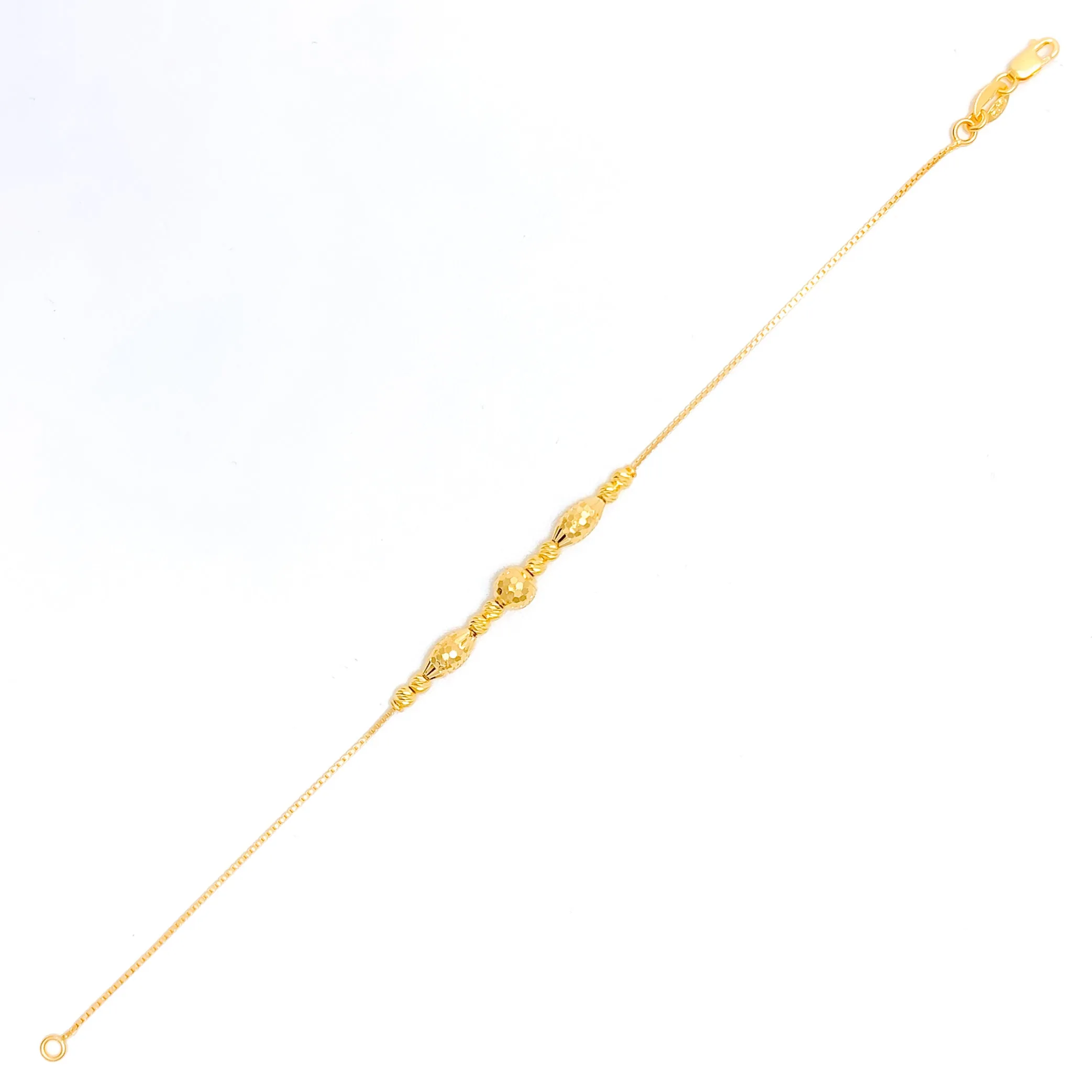 Elegant Twinkling 22k Gold Bracelet