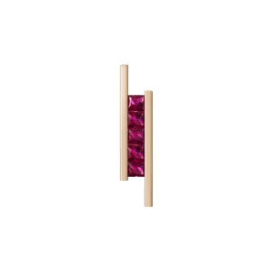 Elena Earring | Ruby