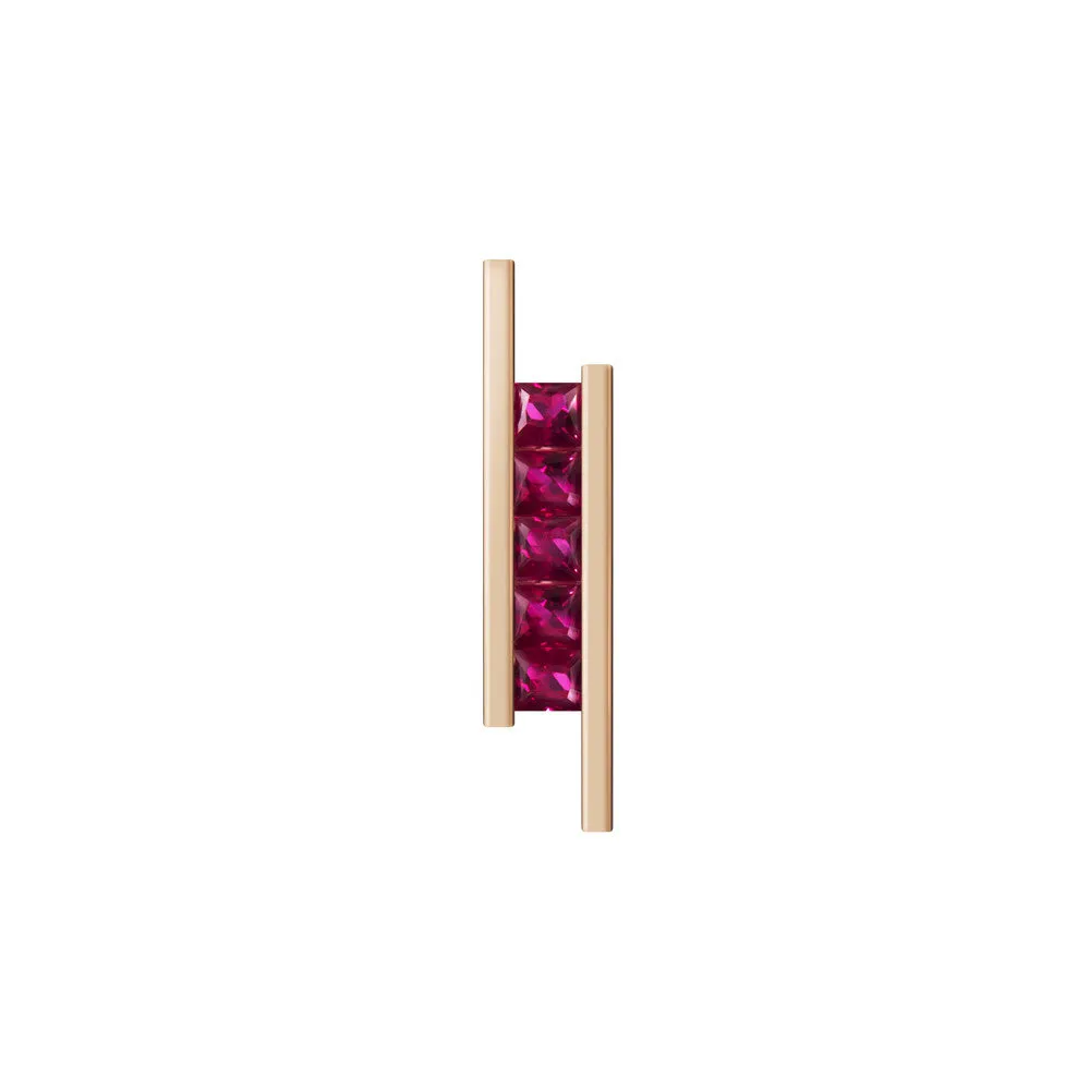 Elena Earring | Ruby