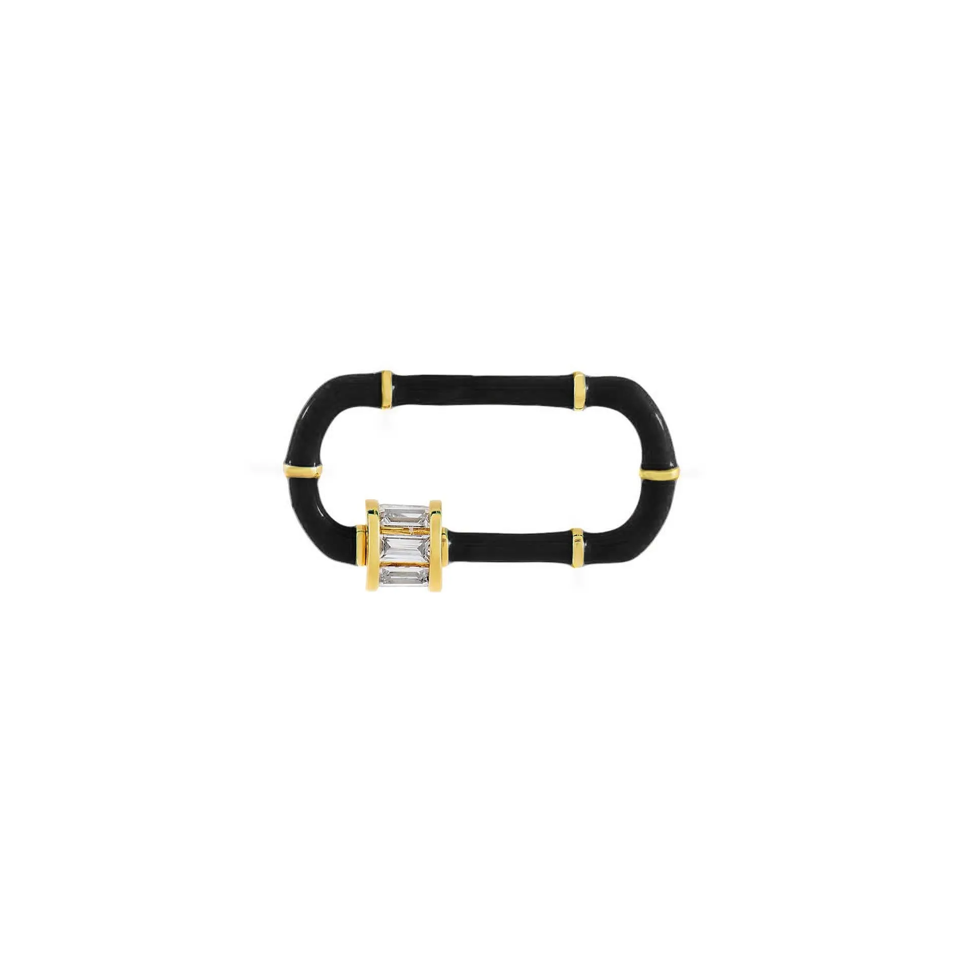 Enamel Baguette Toggle Charm