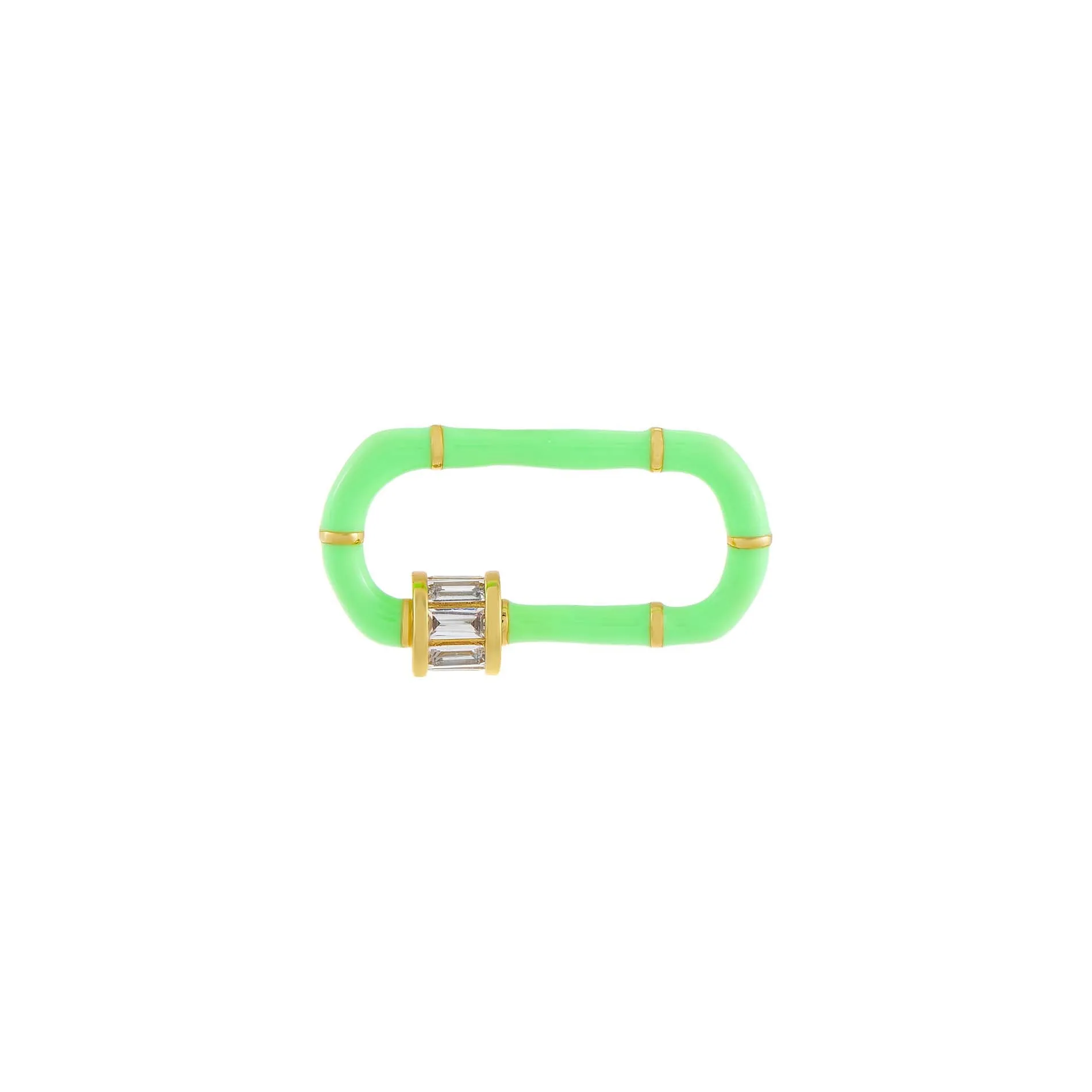 Enamel Baguette Toggle Charm