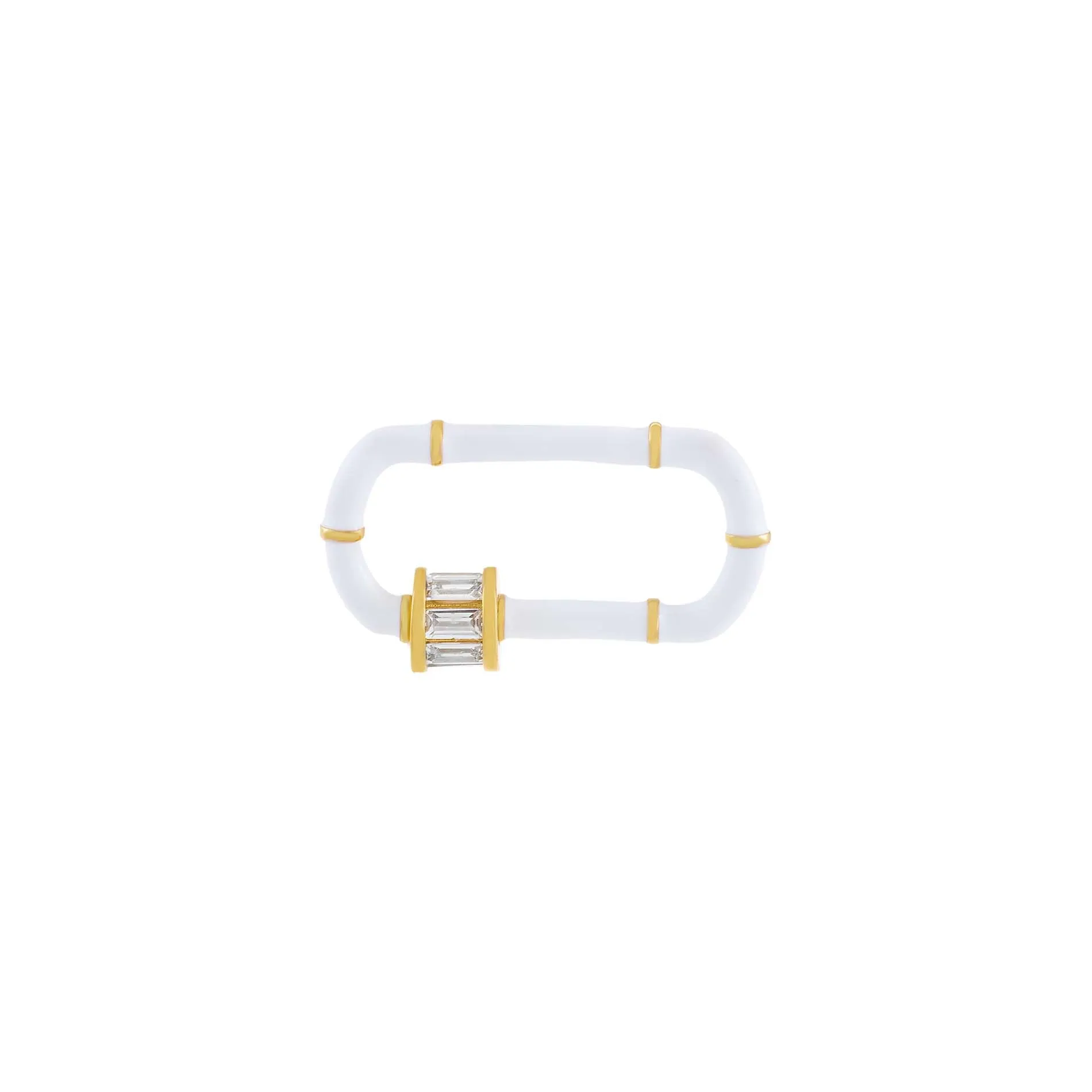 Enamel Baguette Toggle Charm