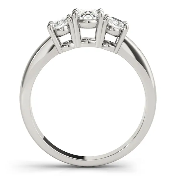 Engagement Rings 3 Stone Oval - TN81979