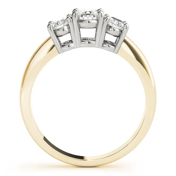 Engagement Rings 3 Stone Oval - TN81979