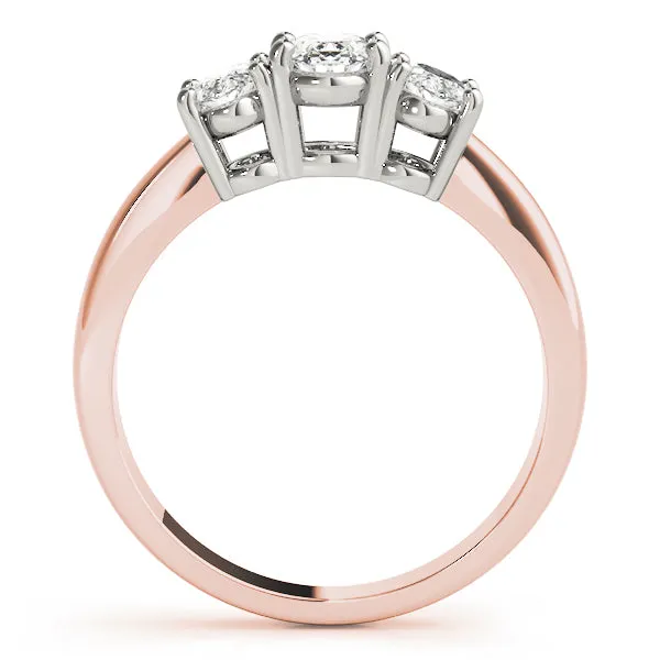 Engagement Rings 3 Stone Oval - TN81979