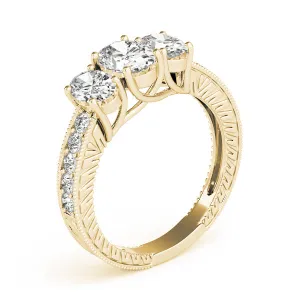 Engagement Rings 3 Stone Oval - TN82737