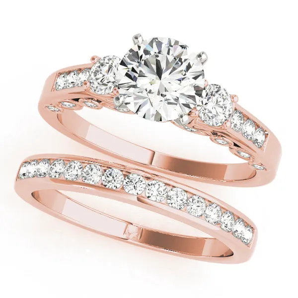 Engagement Rings 3 Stone Round - TN50619-E