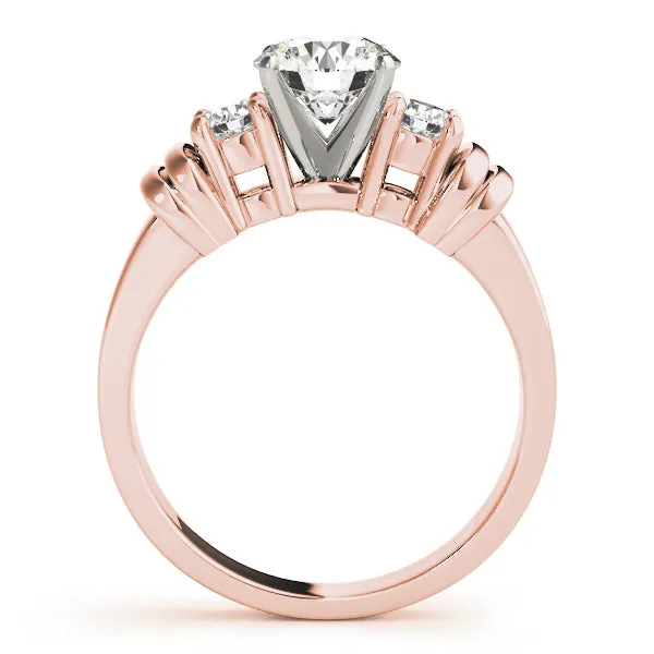 Engagement Rings 3 Stone Round - TN81875