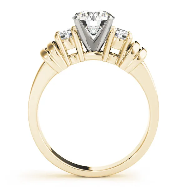 Engagement Rings 3 Stone Round - TN81875