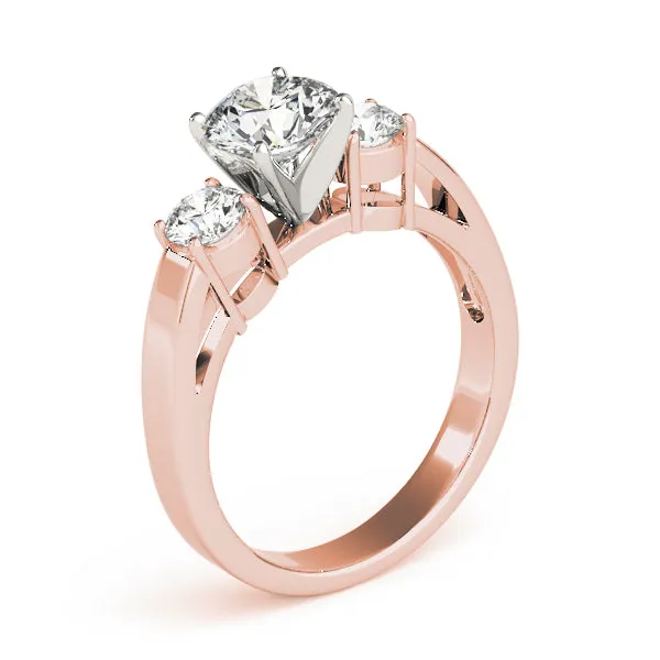 Engagement Rings 3 Stone Round - TN81882