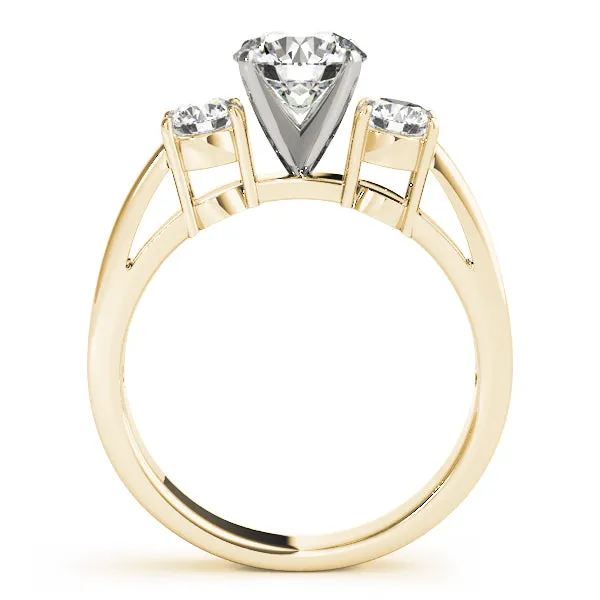 Engagement Rings 3 Stone Round - TN81882