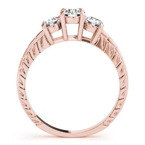 Engagement Rings 3 Stone Round - TN82338