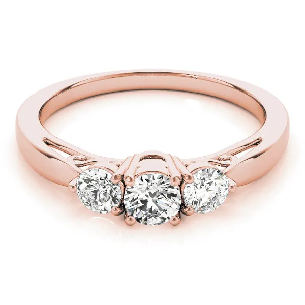 Engagement Rings 3 Stone Round - TN82394