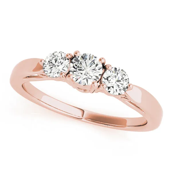 Engagement Rings 3 Stone Round - TN82394