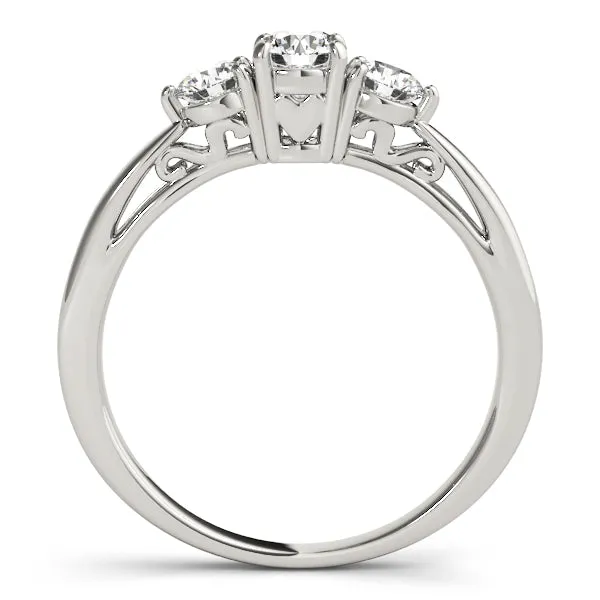 Engagement Rings 3 Stone Round - TN82394