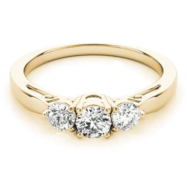 Engagement Rings 3 Stone Round - TN82394
