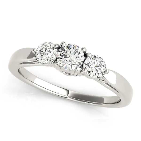 Engagement Rings 3 Stone Round - TN82394