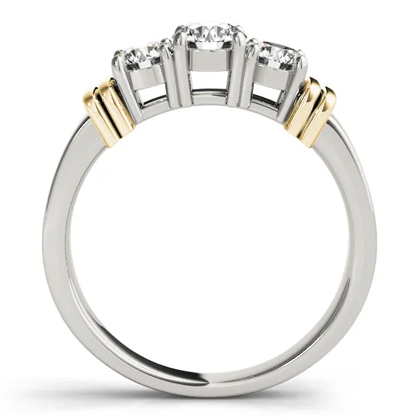 Engagement Rings 3 Stone Round - TN82577