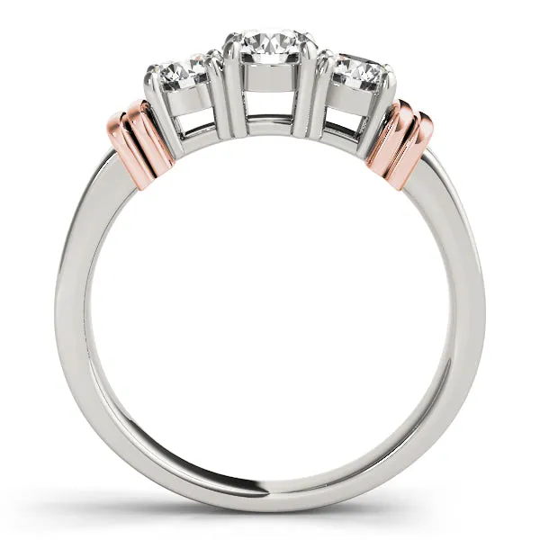 Engagement Rings 3 Stone Round - TN82577