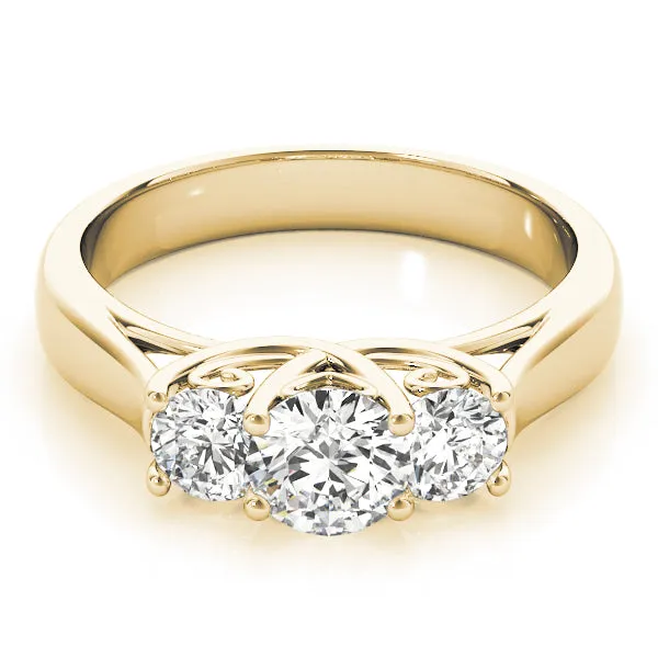 Engagement Rings 3 Stone Round - TN83823
