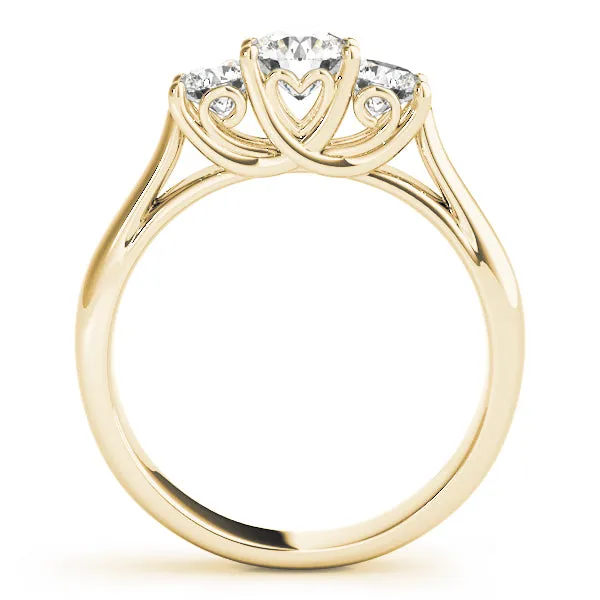 Engagement Rings 3 Stone Round - TN83823