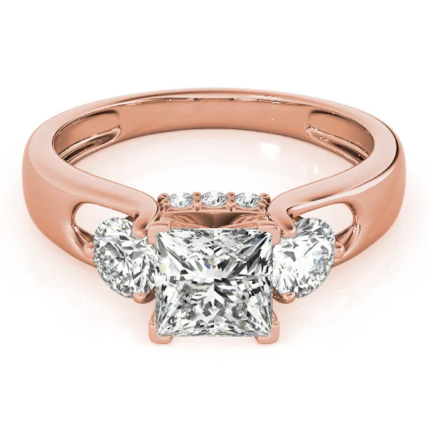 Engagement Rings 3 Stone Round - TN84597