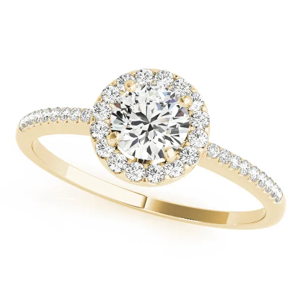 Engagement Rings Halo Round - TN50541-E