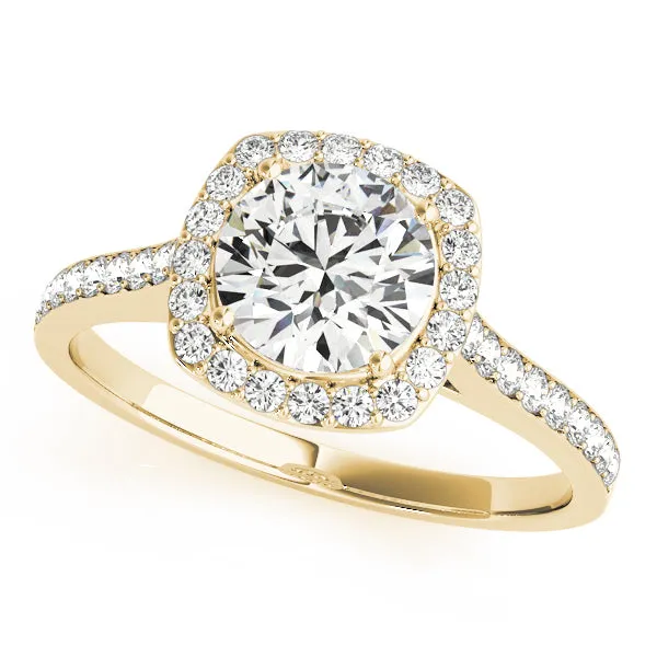 Engagement Rings Halo Round - TN50892-E