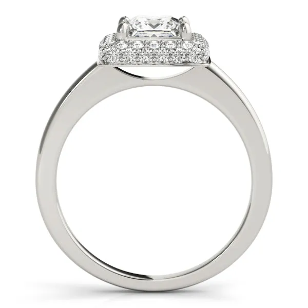 Engagement Rings Halo Square & Cushion - TN50565-E