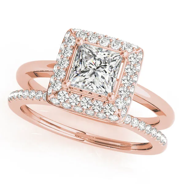 Engagement Rings Halo Square & Cushion - TN50565-E
