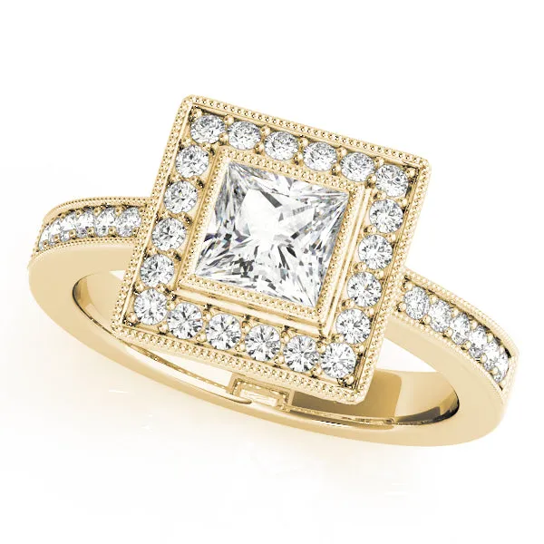 Engagement Rings Halo Square & Cushion - TN83651