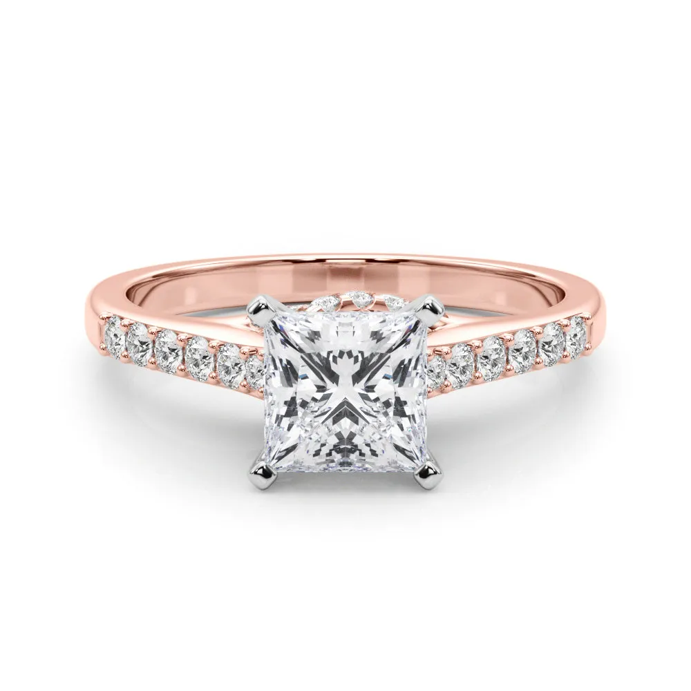 Engagement Rings Single Row Channel Set - TN50505-E