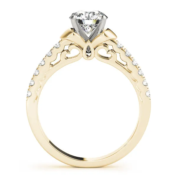 Engagement Rings Single Row Prong Set - TN50591-E