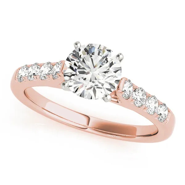 Engagement Rings Single Row Prong Set - TN50787-E