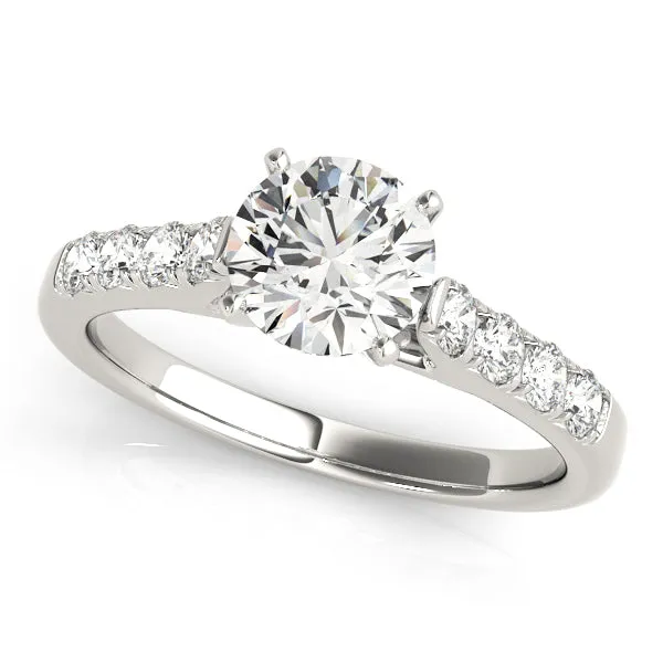 Engagement Rings Single Row Prong Set - TN50787-E