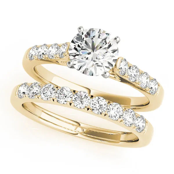Engagement Rings Single Row Prong Set - TN50787-E