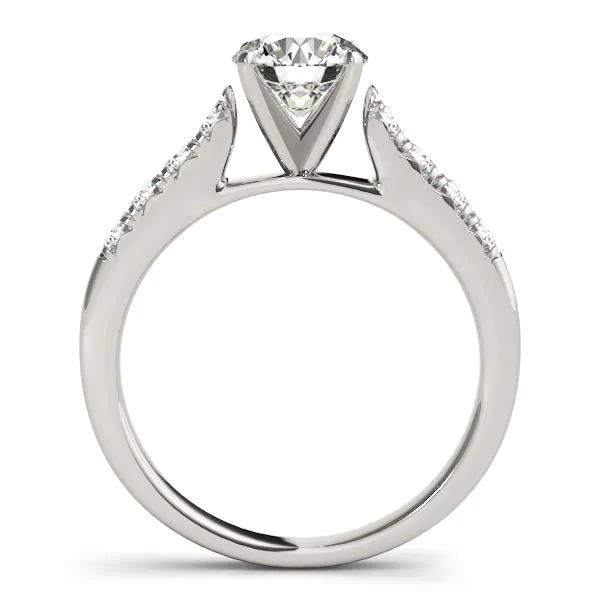Engagement Rings Single Row Prong Set - TN50787-E