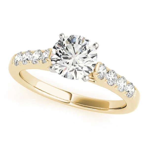 Engagement Rings Single Row Prong Set - TN50787-E