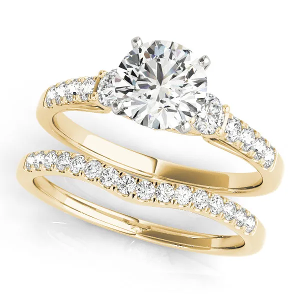 Engagement Rings Single Row Prong Set - TN50863-E