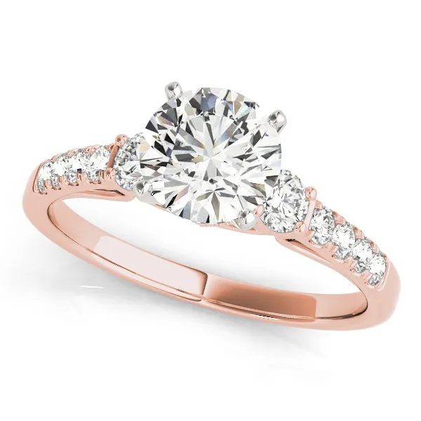 Engagement Rings Single Row Prong Set - TN50863-E