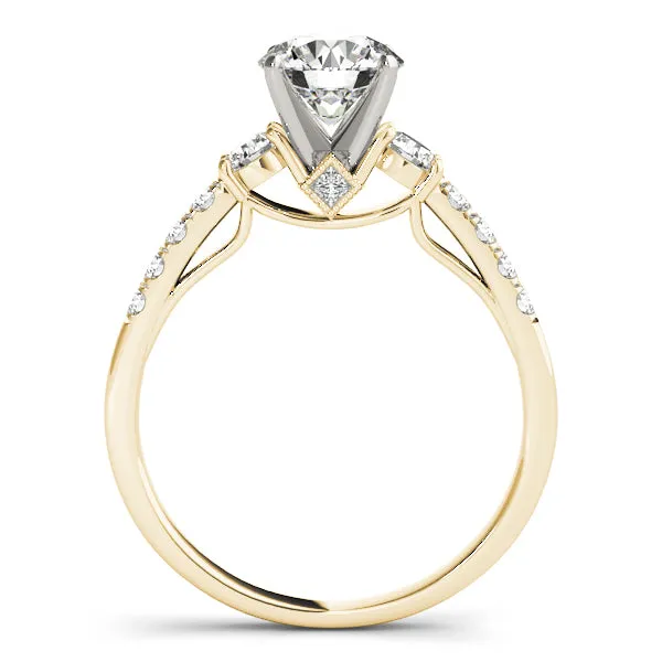 Engagement Rings Single Row Prong Set - TN50863-E