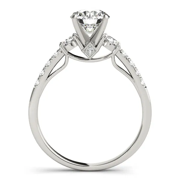 Engagement Rings Single Row Prong Set - TN50863-E