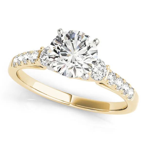 Engagement Rings Single Row Prong Set - TN50863-E