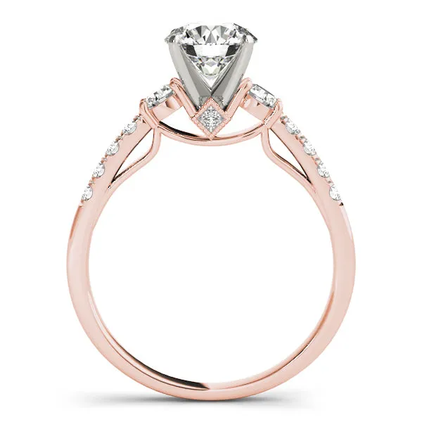 Engagement Rings Single Row Prong Set - TN50863-E