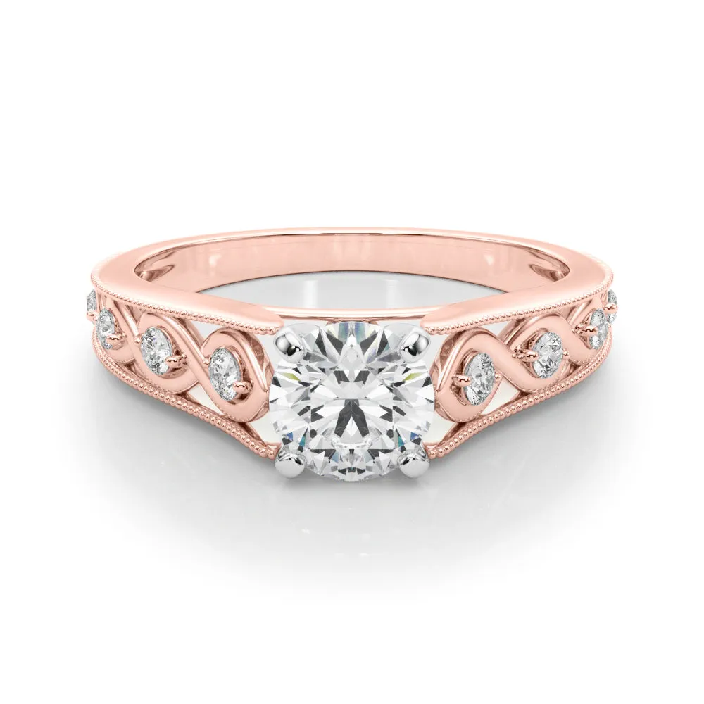 Engagement Rings Single Row Prong Set - TN50929-E