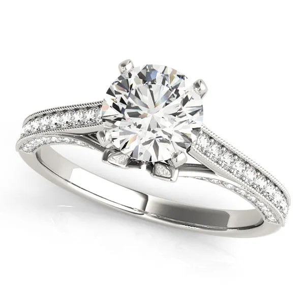 Engagement Rings Single Row Prong Set - TN84324