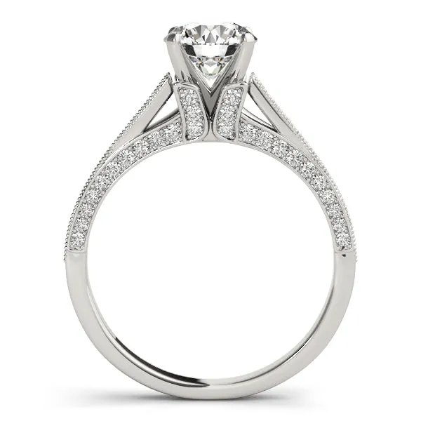 Engagement Rings Single Row Prong Set - TN84324