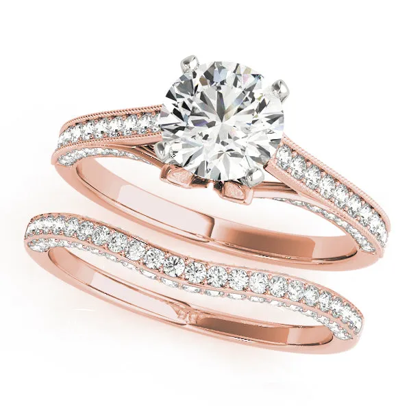 Engagement Rings Single Row Prong Set - TN84324