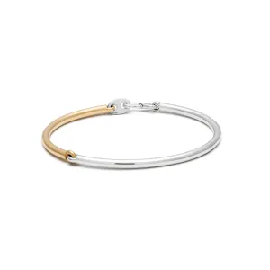 Equinox Bracelet | Two Tone White & Yellow Gold