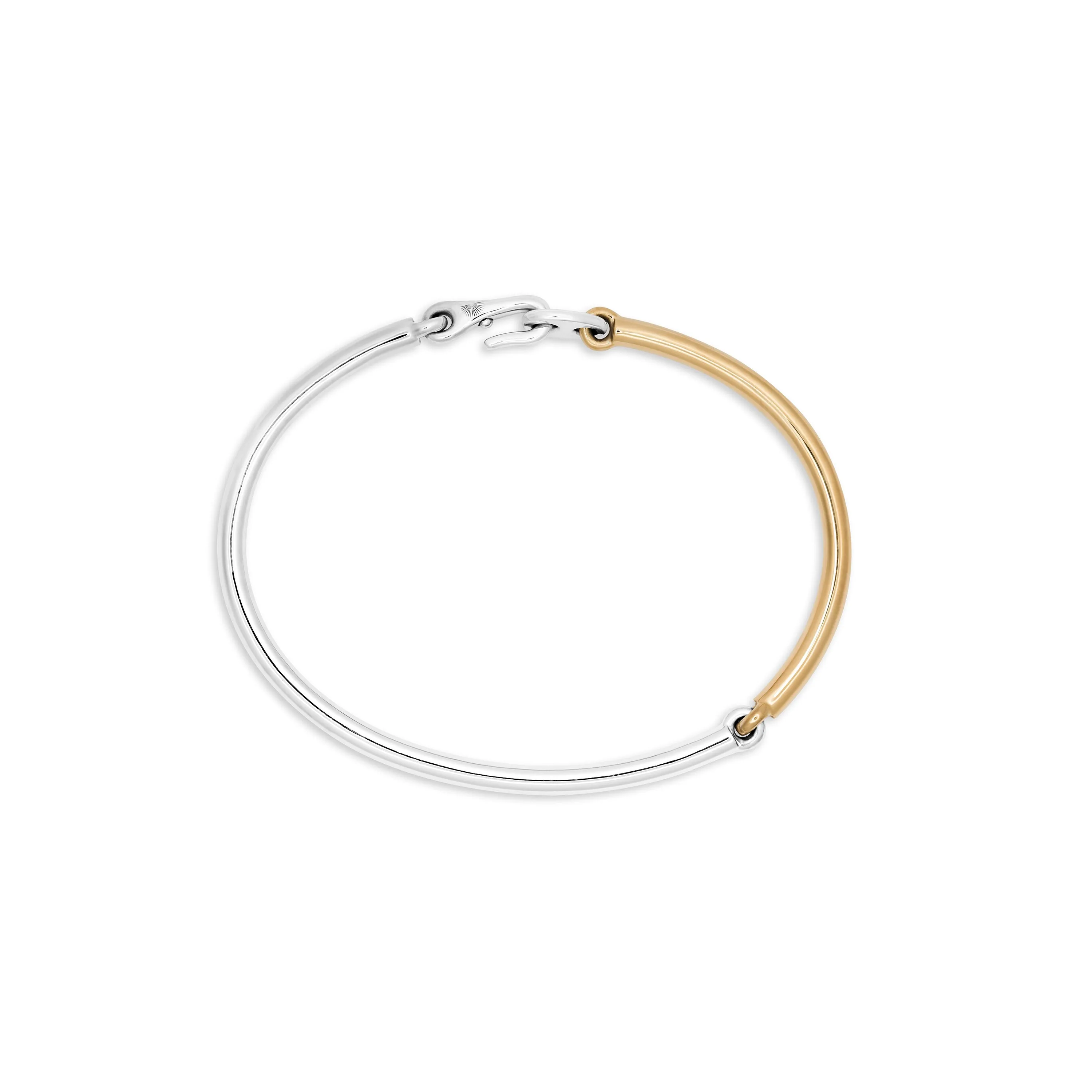 Equinox Bracelet | Two Tone White & Yellow Gold